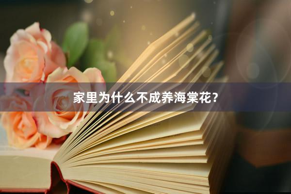 家里为什么不成养海棠花？